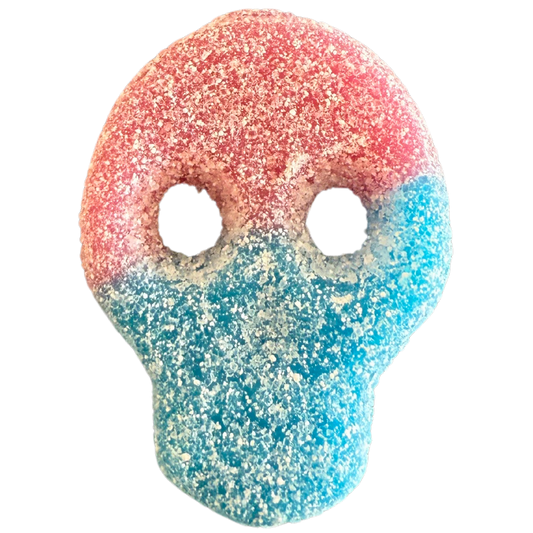 Vegan Veggie Sweet And Sour Fizzy Skulls Wholesale Bulk Bag By Sgab