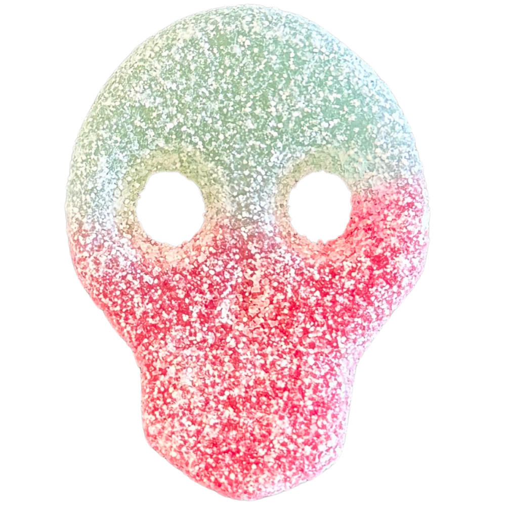 Vegan Veggie Sweet And Sour Watermelon Skulls Pick And Mix Bulk Bag By Sweeds Candy