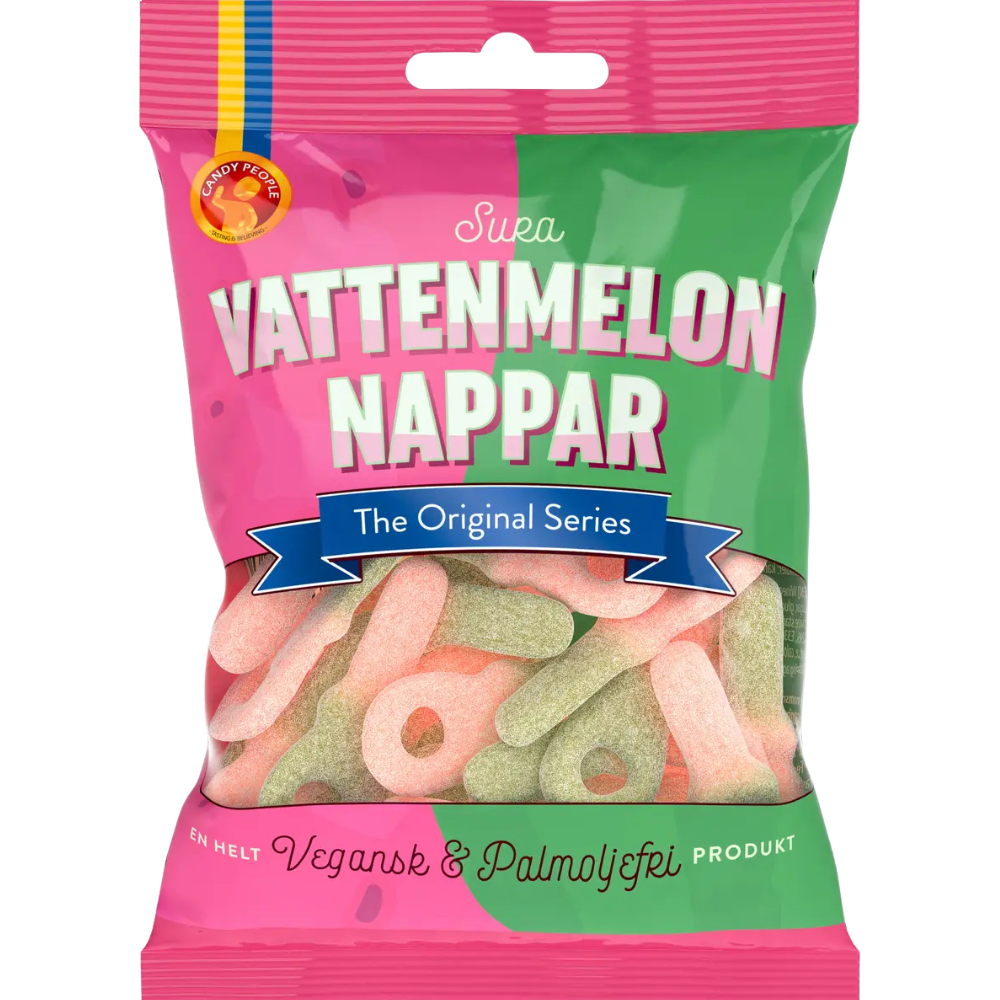 Sour Vegan Watermelon Pacifiers Wholesale Box By Swedish Candy People