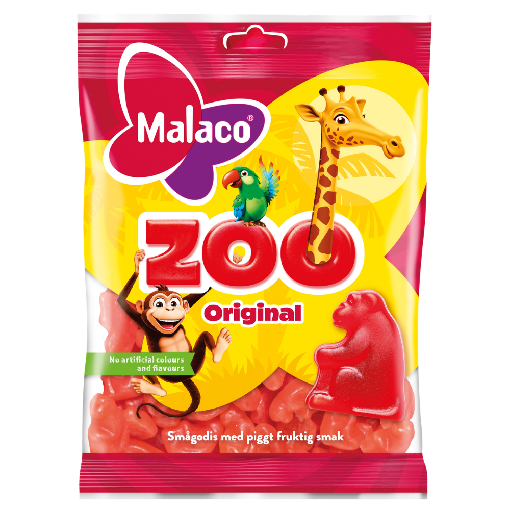Zoo Original Candy Bags In Wholesale Cases By Swedish Malaco